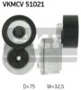 SKF VKMCV 51021 Tensioner Pulley, v-ribbed belt